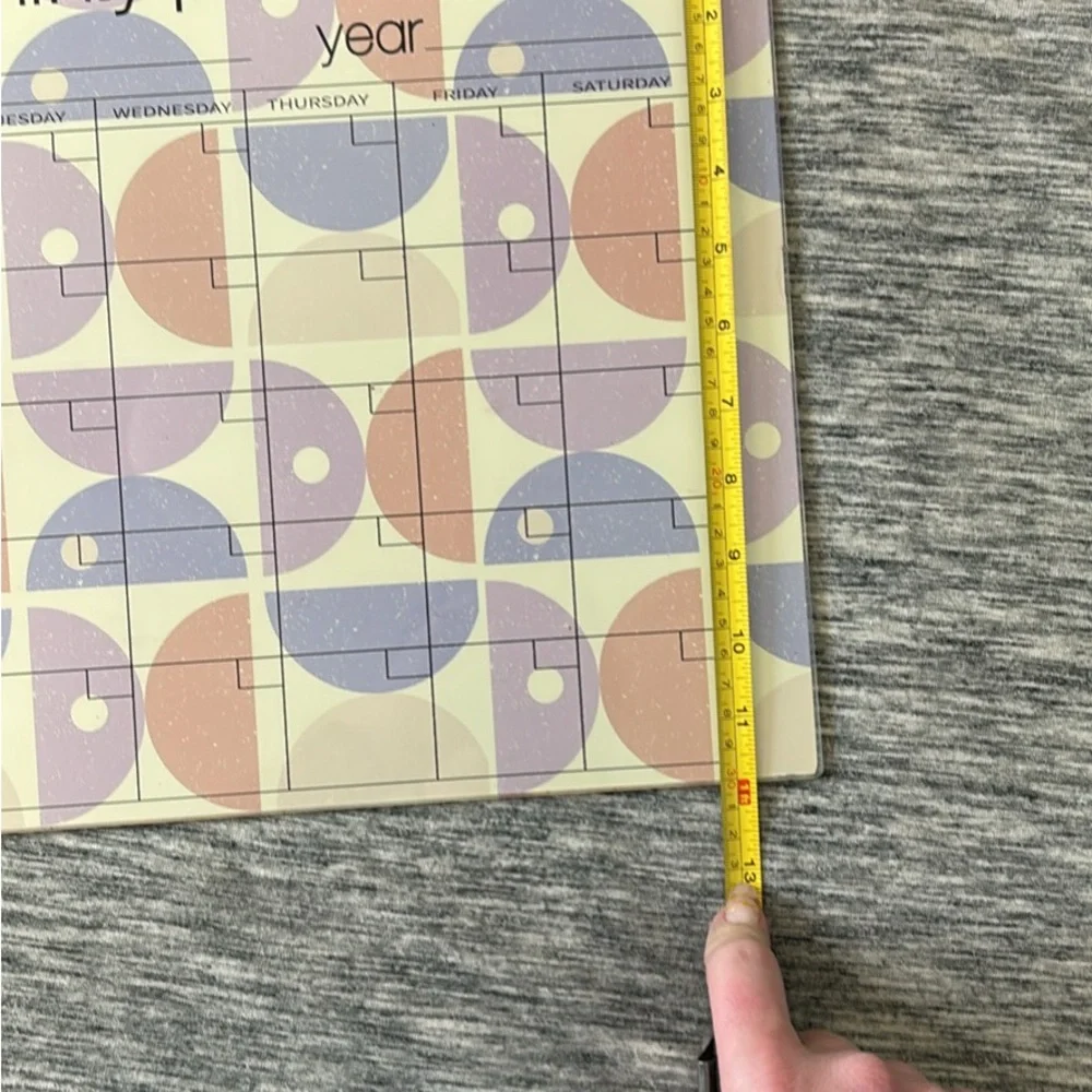 White Board Monthly Planner